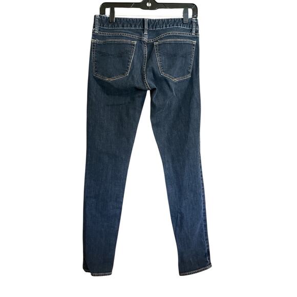 Gap Women’s 1969 Skinny Jeans Size 6 28 Blue Denim Dark Wash Stretch - Picture 2 of 3
